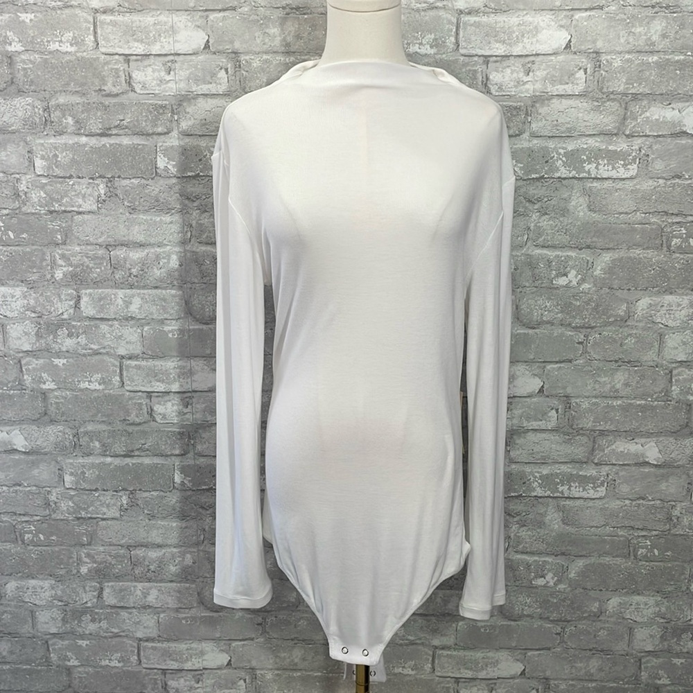Summersault Long Sleeve RibbedBodysuit Tencel
